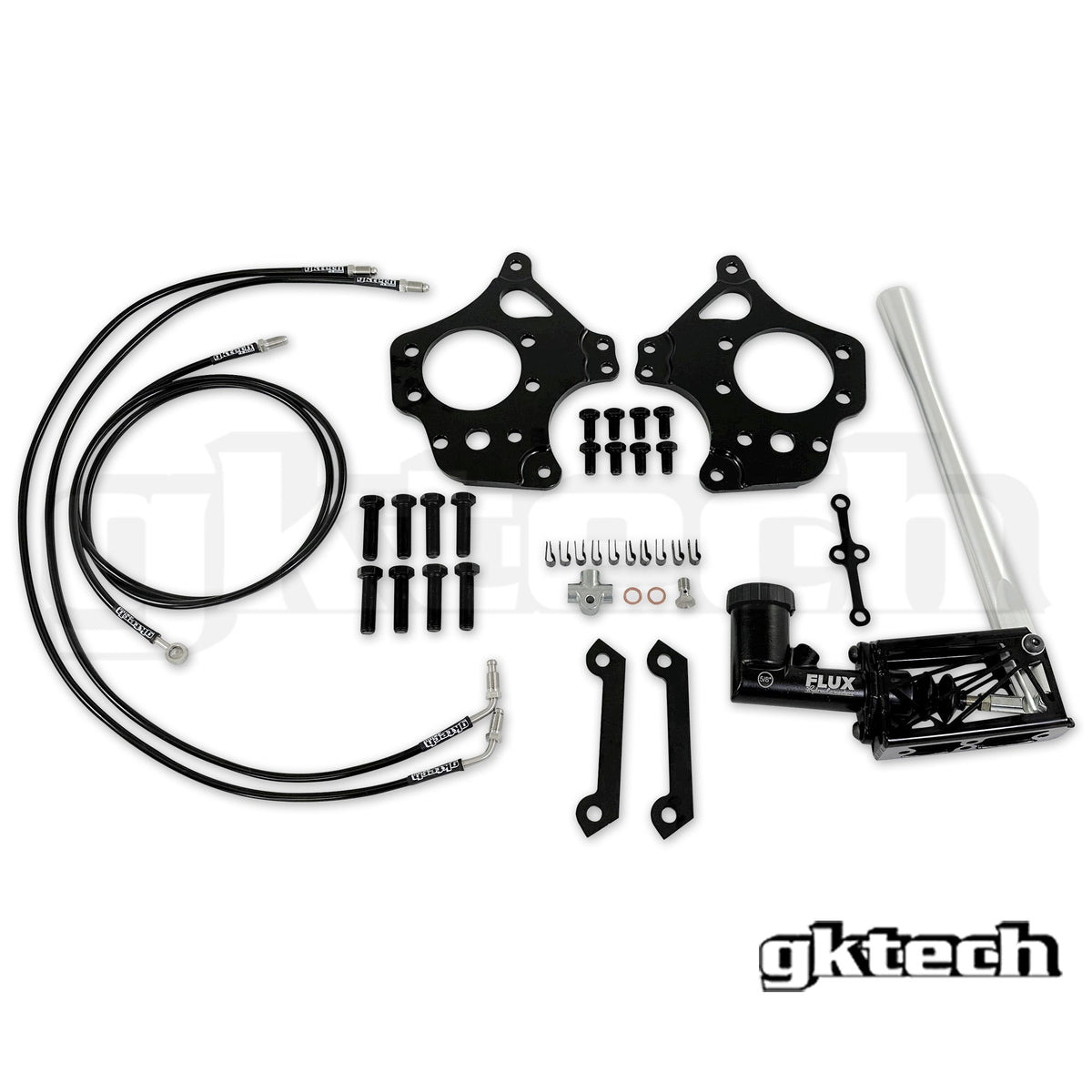 GKTECH Dual Caliper Hydraulic E-Brake Kit for Skyline / Z32 2-Pot Calipers (S13 / S14 / S15)