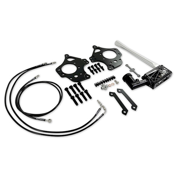 GKTECH Dual Caliper Hydraulic E-Brake Kit for Skyline / Z32 2-Pot Calipers (S13 / S14 / S15)
