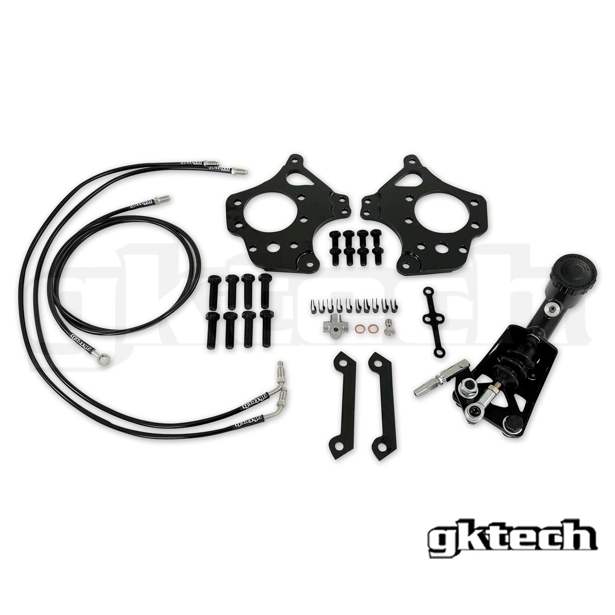 GKTECH Dual Caliper Hidden Hydraulic E-Brake Kit for Skyline / Z32 2-Pot Calipers (S13 / S14 / S15)