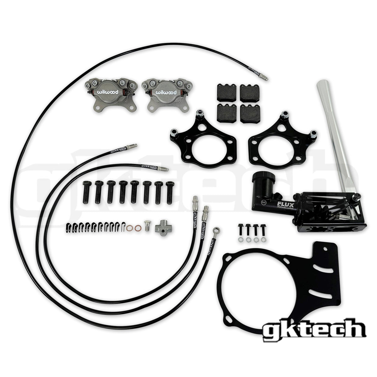 GKTECH Wilwood Dual Caliper Hydraulic E-Brake Kit (S13 / S14 / S15)