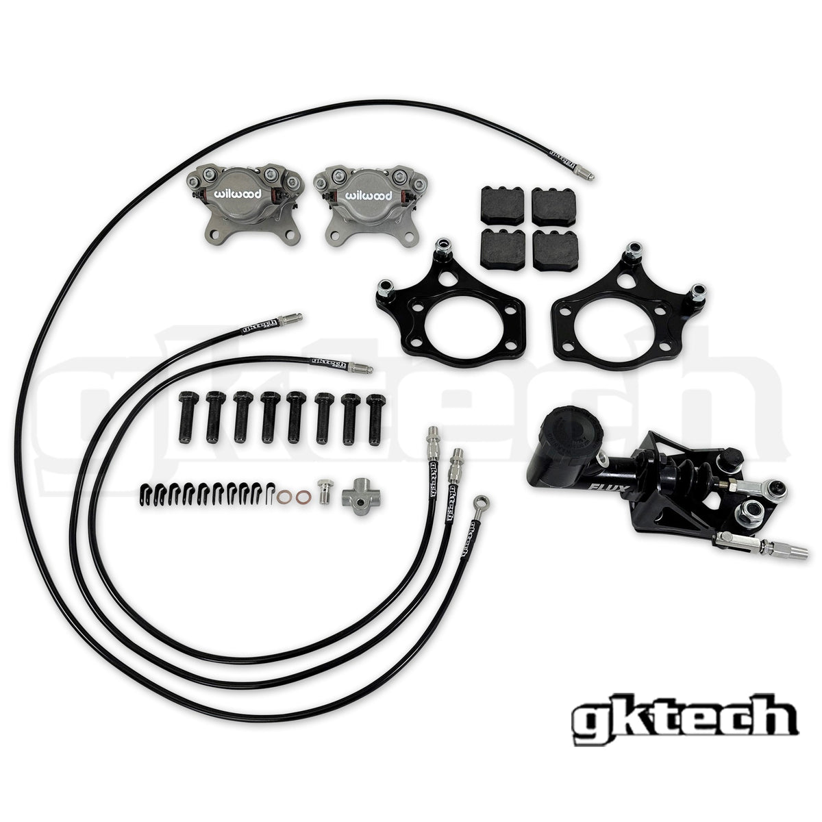 GKTECH Wilwood Dual Caliper Hidden Hydraulic E-Brake Kit (S13 / S14 / S15)