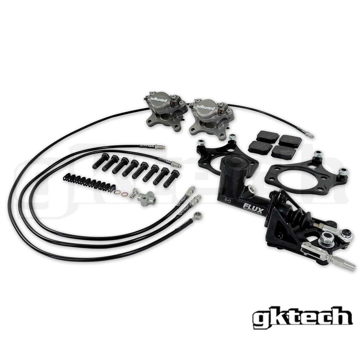 GKTECH Wilwood Dual Caliper Hidden Hydraulic E-Brake Kit (S13 / S14 / S15)