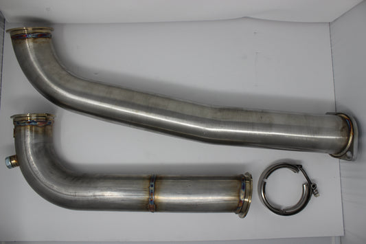 Mazworx 3" Downpipe Assembly for Artec SR20 RWD Top Mount Manifold, G25-G35