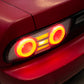 J-Replace - 180SX Type X Style Clear LED Tail Light - Left - 240SX S13 89-94 Hatchback (OE-B6555-60LED-CLEAR)