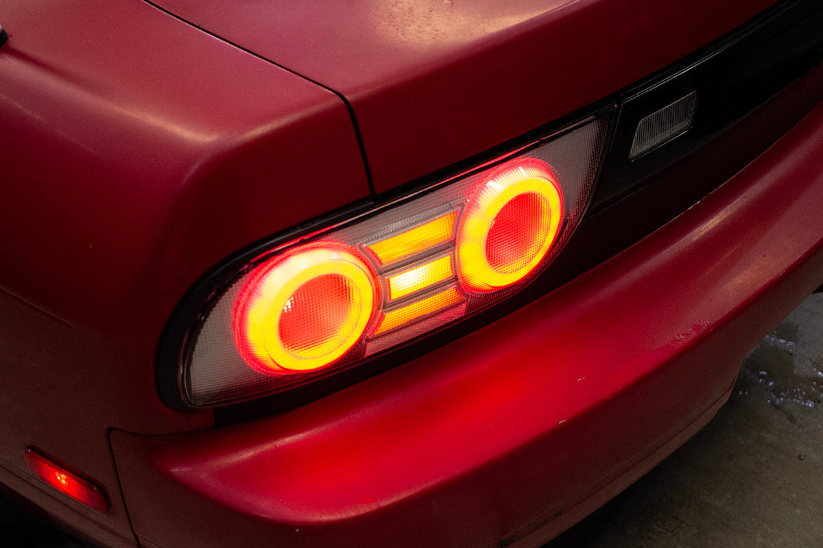 J-Replace - 180SX Type X Style Clear LED Tail Light - Right - 240SX S13 89-94 Hatchback (OE-B6550-60LED-CLEAR)