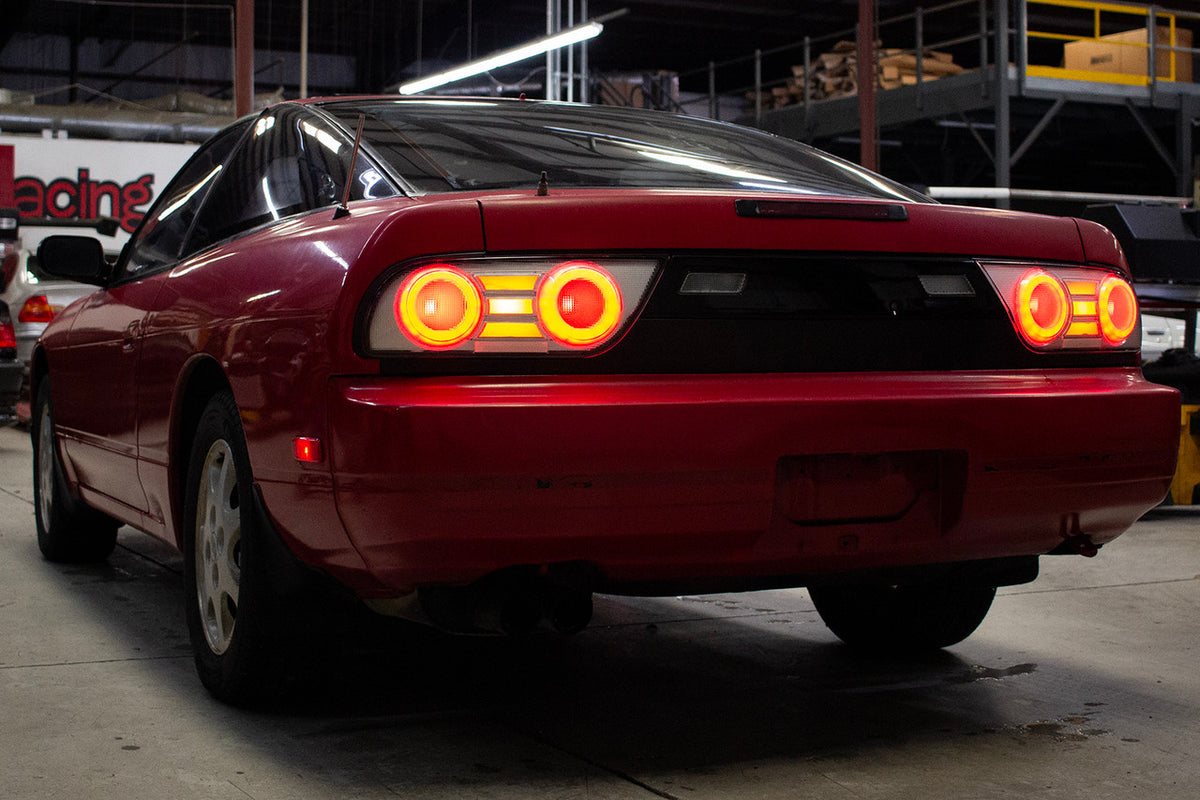 J-Replace - 180SX Type X Style Clear LED Tail Light - Right - 240SX S13 89-94 Hatchback (OE-B6550-60LED-CLEAR)