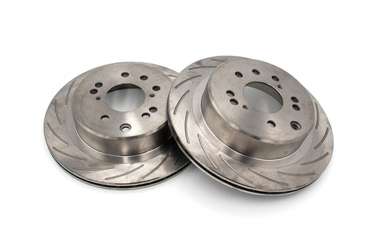 ROFU - Slotted Rear Rotors (Pair) - Nissan 300ZX Z32 / 240SX Z32 Swap - 4 & 5 Lug