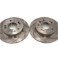 ROFU - Slotted Rear Rotors (Pair) - Nissan 240SX S13 / S14 - 4 & 5 Lug