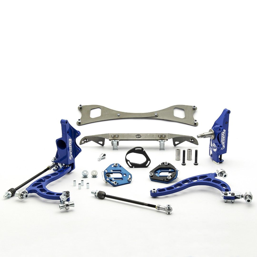 WiseFab - Nissan S13 Front V2 Drift Angle Lock Kit with Rack Relocation (WF130)
