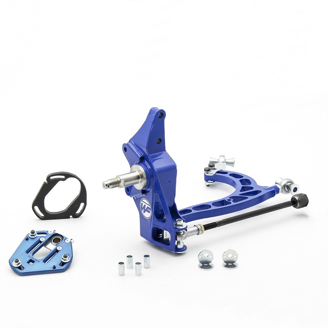 WiseFab - Nissan S13 Front V2 Drift Angle Lock Kit with Rack Relocation (WF130)
