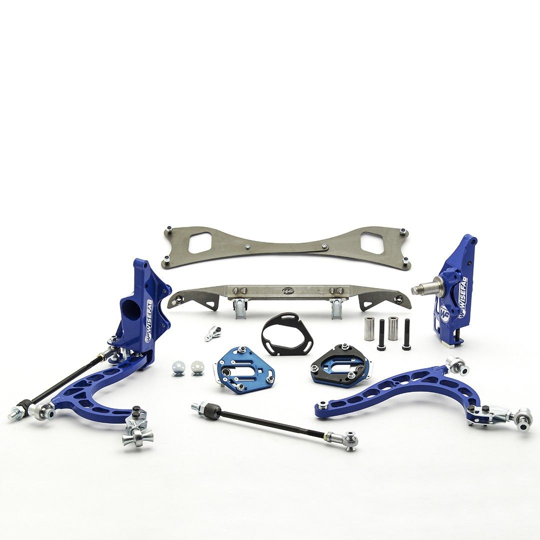 WiseFab - Nissan S14 S15 Front V2 Drift Angle Lock Kit with Rack Relocation (WF140)