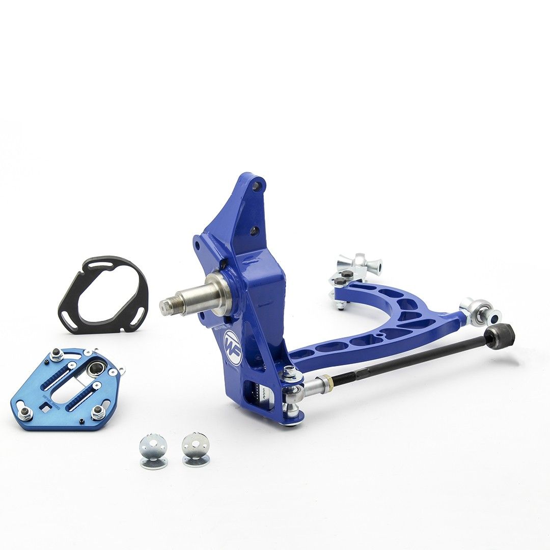 WiseFab - Nissan S14 S15 Front V2 Drift Angle Lock Kit with Rack Relocation (WF140)