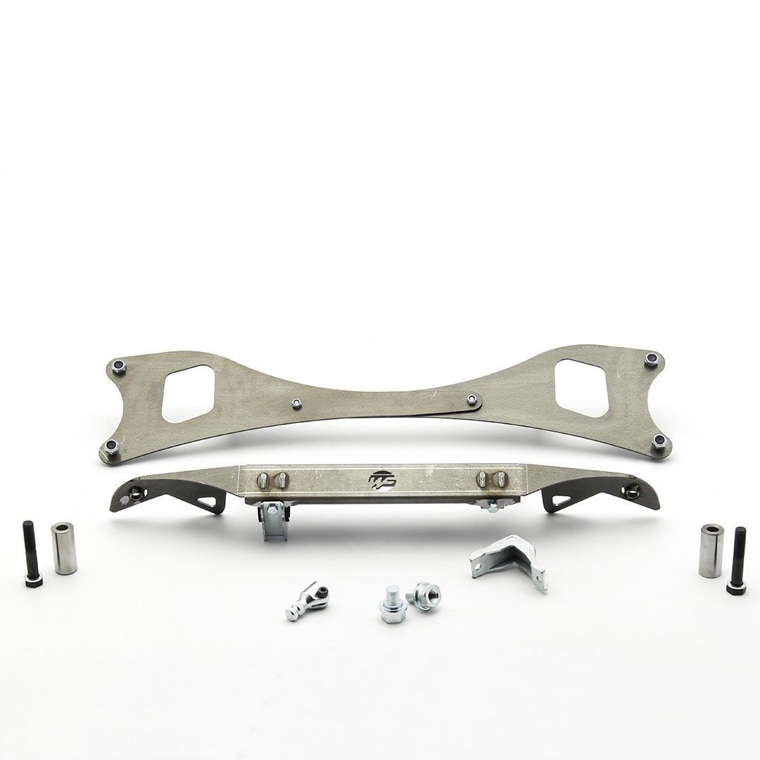 WiseFab - Nissan S14 S15 Front V2 Drift Angle Lock Kit with Rack Relocation (WF140)