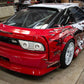 J-Replace - 180SX Type X Style Clear LED Tail Light Set with Lower Garnish - 240SX S13 89-94 Hatchback (OE-TAIL-180SX-FULL-CLEAR)