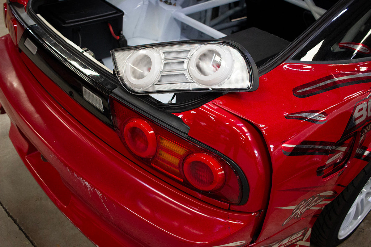 J-Replace - 180SX Type X Style Clear LED Tail Light - Left - 240SX S13 89-94 Hatchback (OE-B6555-60LED-CLEAR)