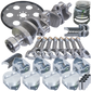 Eagle Chevrolet SBC 1pc Seal 383ci Balanced Rotating Assembly Kit w/168 Tooth Flexplate