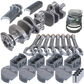 Eagle Chevrolet 350 Small Block 2pc Seal Street & Strip Rotating Assembly Kit 3.75in Stroke