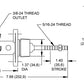 Sikky Manufacturing - Reverse Mount Pull Back Style Hydraulic Handbrake (SM-HEB-2)