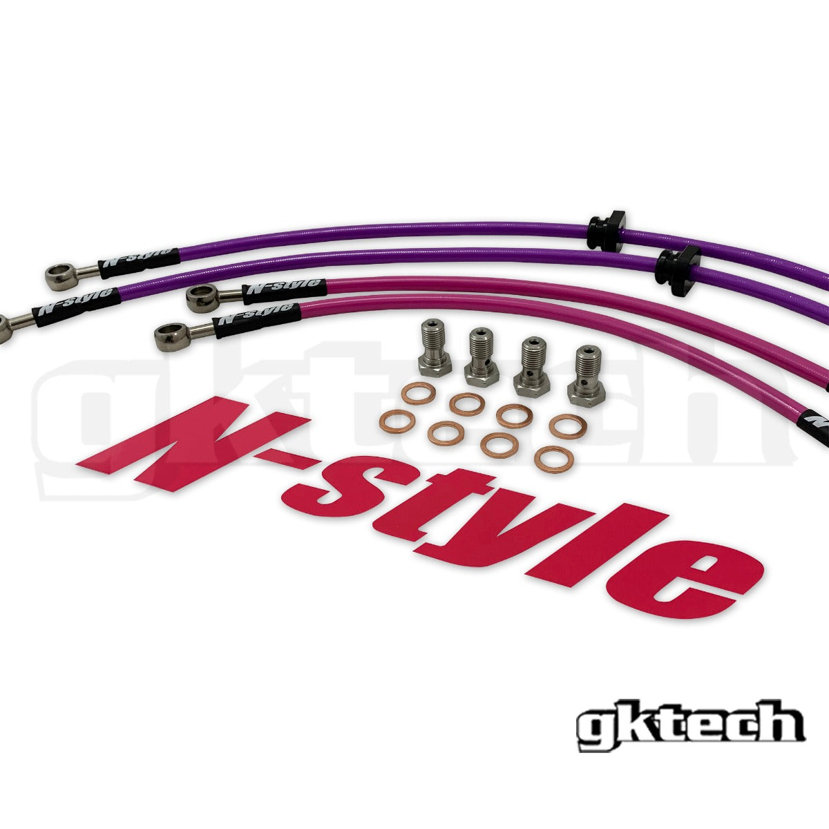 GKTECH Braided Brake Lines (S14 / S15)