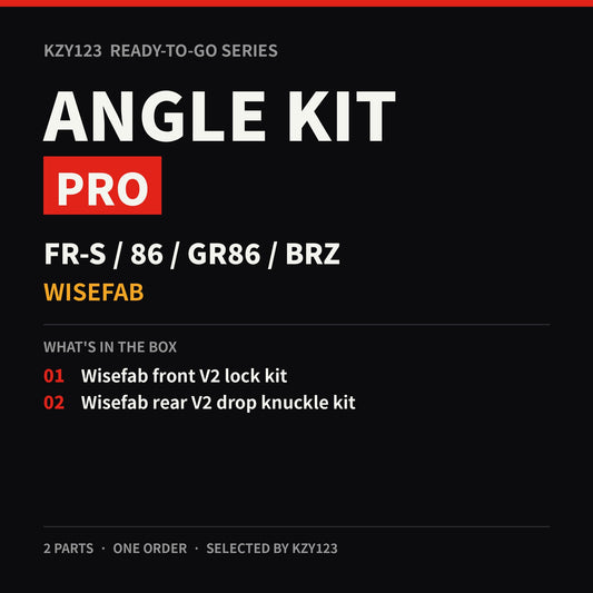 Ready-To-Go Angle Kit PRO – FR-S/86/GR86/BRZ (Wisefab)