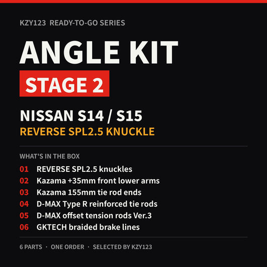 Ready-To-Go Angle Kit Stage 2 – S14/S15 (REVERSE SPL2.5)