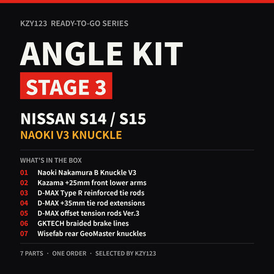 Ready-To-Go Angle Kit Stage 3 – S14/S15 (Naoki V3)