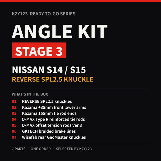 Ready-To-Go Angle Kit Stage 3 – S14/S15 (REVERSE SPL2.5)