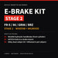 Ready-To-Go E-Brake Kit Stage 2 – FR-S/86/GR86/BRZ (Wisefab Lever + Sikky Wilwood)