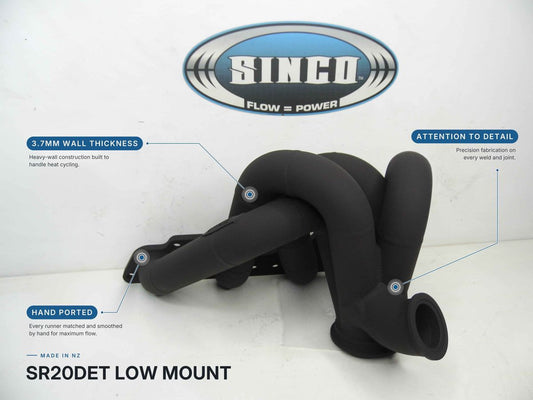 SINCO SR20DET Low Mount Turbo Manifold (Non-ABS)