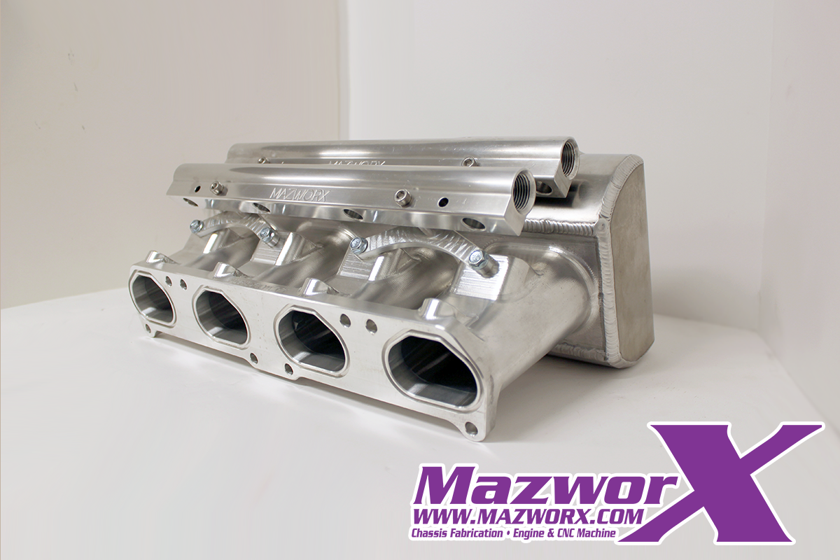 Mazworx Billet SR20VE Race Intake Manifold Assembly for 12 Injectors