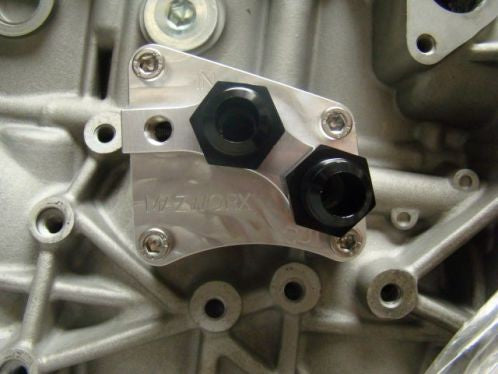Mazworx SR20DET RWD Oil Block Adapter