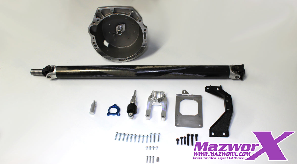 Mazworx SRVQ Adapter Kit for S-Chassis (SR20 to Z33 / Z34 Transmission)
