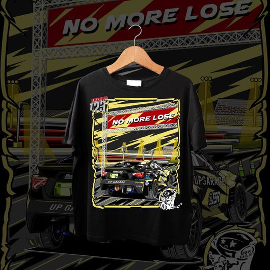 "NO MORE LOSE VR41FRS" Short sleeve t-shirt